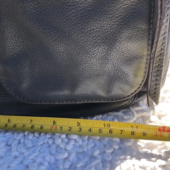 🚨B2G1 FOSSIL Black Leather Hobo Bag Purse - Picture 12 of 14